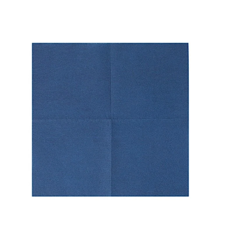 NAVY BLUE 20 Square 10" x 10" Airlaid Paper Disposable Cocktail NAPKINS Party - Image 2 of 4