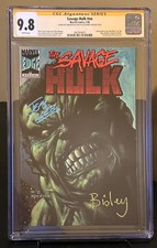 The Savage Hulk TPB, CGC 9.8, Signed Jeph Loeb and Simon Bisley