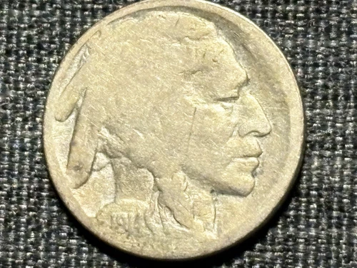 1914 Buffalo Nickel - Carefully Restored Date - Good Condition