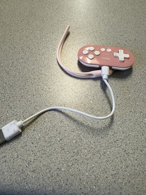 8BitDo Micro Bluetooth Gamepad Controller with charger pink 2.5  M