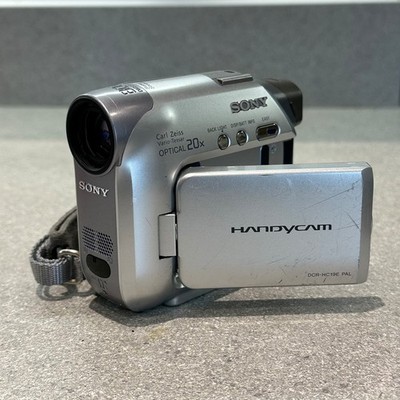Sony Handycam DCR-HC19E Handheld MiniDV Camcorder Silver - Tested Fully Working