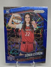 2025 WNBA PRIZM SONIA CITRON VARIATION BLUE VELOCITY ROOKIE RC MYSTICS #148 