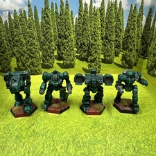 Battletech Capellan Confédération Maison Hiritsu lance de Battlemechs peint 