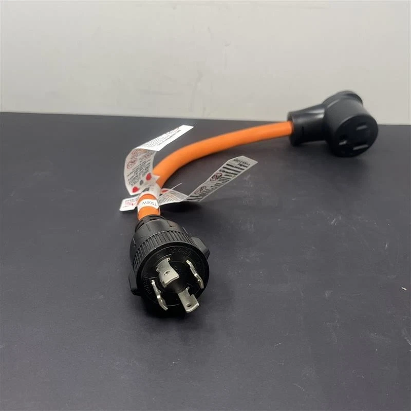 1,5 фута 10/3 STW 30 ампер NEMA L5-30P блокирующая вилка на адаптер L14-30 - Изображение 3 из 4