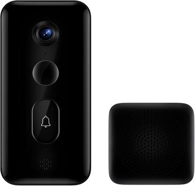 Xiaomi Smart Doorbell 3 - Timbre con monitoreo en tiempo real, 2K, diagonal 180