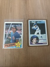 1983 topps ryan sandberg 83 and 1985 Ryan Sandberg NL All Star Card