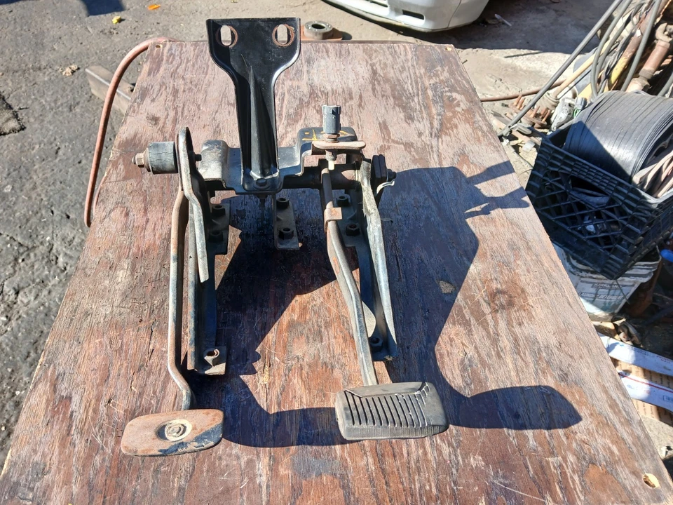 74 Econoline Van Ford USED OEM clutch gas and brake pedal set - Image 2 of 4