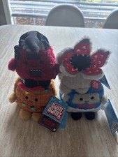 BumBumz Stranger Things Plush Lot 4 NWT Demogorgon Waffle Eddie