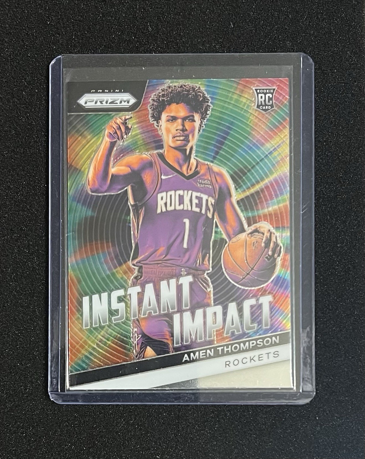 2023-24 Panini Prizm - Instant Impact Amen Thompson #18 (RC)