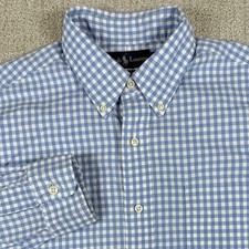 Polo Ralph Lauren Mens Large Classic Fit Gingham Check Long Sleeve Button Down