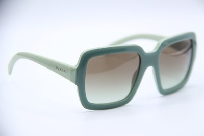 PRADA SPR 07R TKQ-4K1 2N GREEN TORTOISE GRADIENT AUTHENTIC SUNGLASSES 56-20