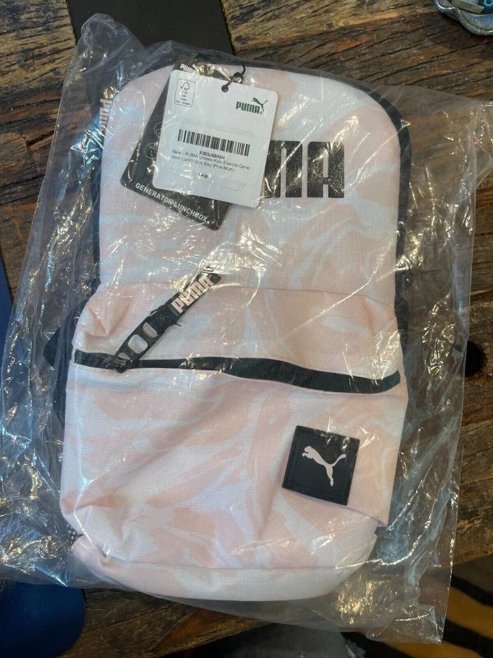 Puma Unisex Niños Evercat Kit de Almuerzo Combo Mochila Fiambrera Color Rosa/Negro Foto 2 de 4