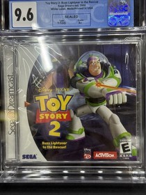 Toy Story 2 Buzz Lightyear Rescue Sega Dreamcast CGC Graded 9.6 New