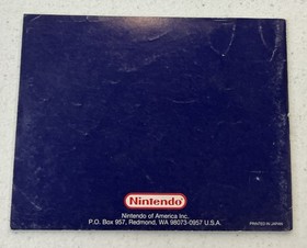 Dragon Warrior Nintendo NES Manual Only --S2G--