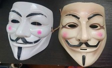 Officially Licensed V for Vendetta Guy Fawkes Mask Halloween, Anonymous