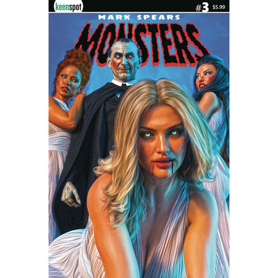 Mark Spears Monsters #3 Cover B Dracula & Brides Keenspot