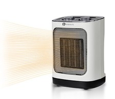 Fan Heater, Portable Ceramic Heater Oscillation 1800W & 2 Heat Settings PureMate