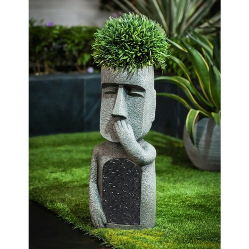 No See Hear Speak Garden Statue Creative Outdoor Resin Sculpture Flowerpot Decor - Picture 5 of 14