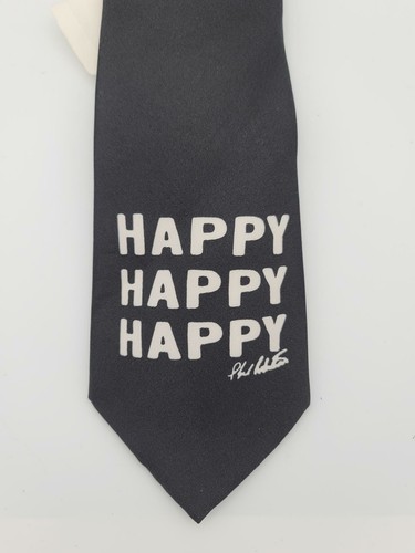 Duck Dynasty Men's Black Novelty "Happy Happy Happy" Tie - NWT - Picture 3 of 5