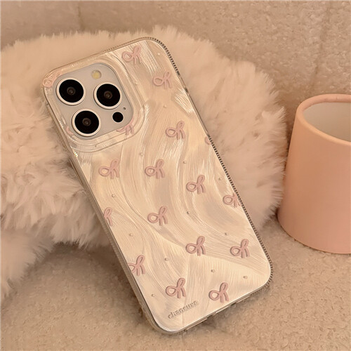 Feather Pink Bow PC Hard Cover Case für iPhone 16 Plus 15 Pro Max 14 13 12 11 - Bild 13 von 16