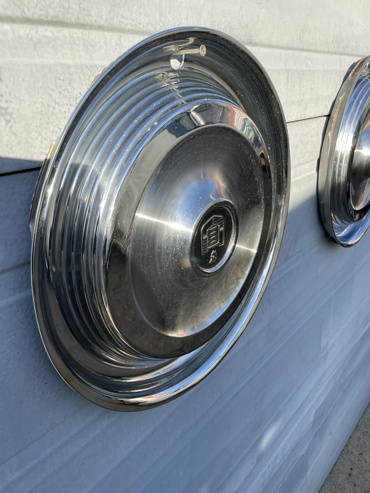 1960-1961 Mercury Monterey Montclair Park Lane Hubcaps Set4-14” Beautiful Rare - Image 4 of 4