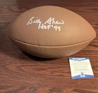 Buffalo Bills, Billy Shaw, Signed Wilson Football, Beckett Authenticated