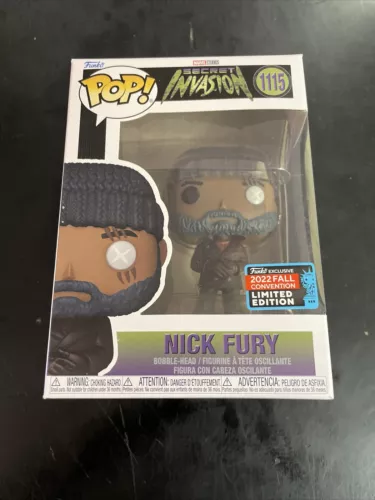 Funko Pop Secret Invasion Nick Fury #1115 Fall Convention 2022 Exclusive