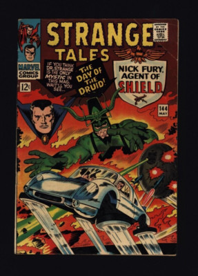 Strange Tales- Nick Fury # 144 VG+ The Day Of The Druid    Marvel SA