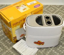 Nostalgia Electrics Pop Up Hot Dog Toaster HDT-600 White - IN BOX