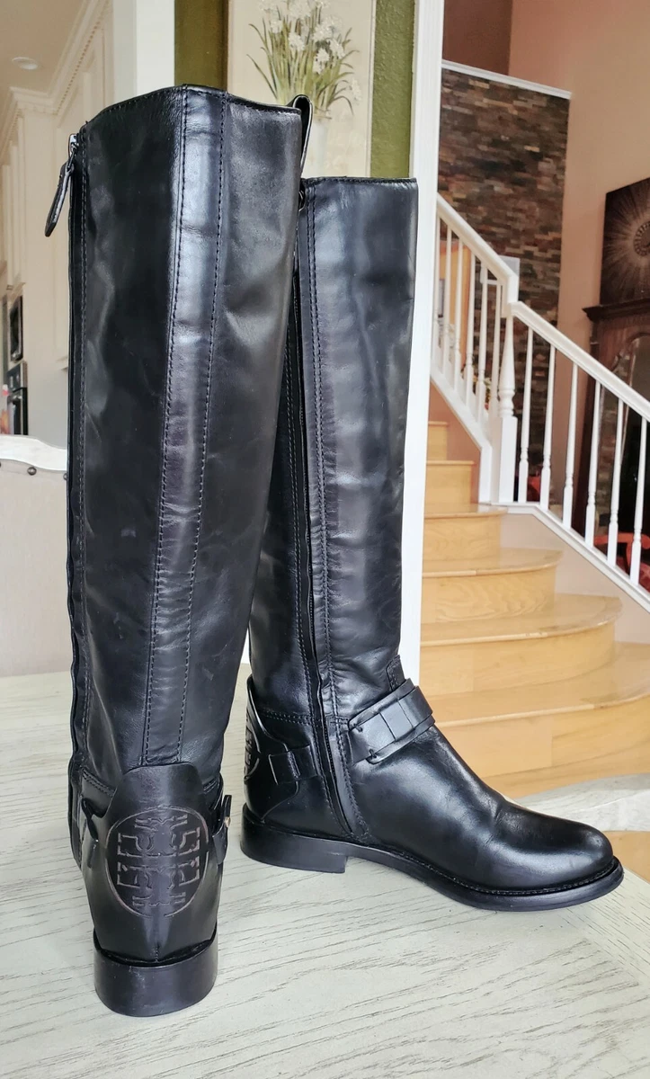 Leather riding boots size clearance 4