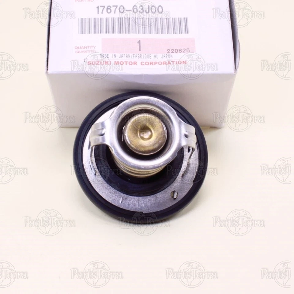 17670-63J00 Genuino OEM Suzuki GRAND VITARA Motor Refrigerante Termostato Conjunto 82 °C Foto 2 de 4