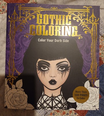Gothic Coloring Color Your Dark Side Coloring Book