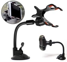 Flexible Car Windshield Suction Mount Clip Holder Bracket 4 Garmin Dakota 20 GPS