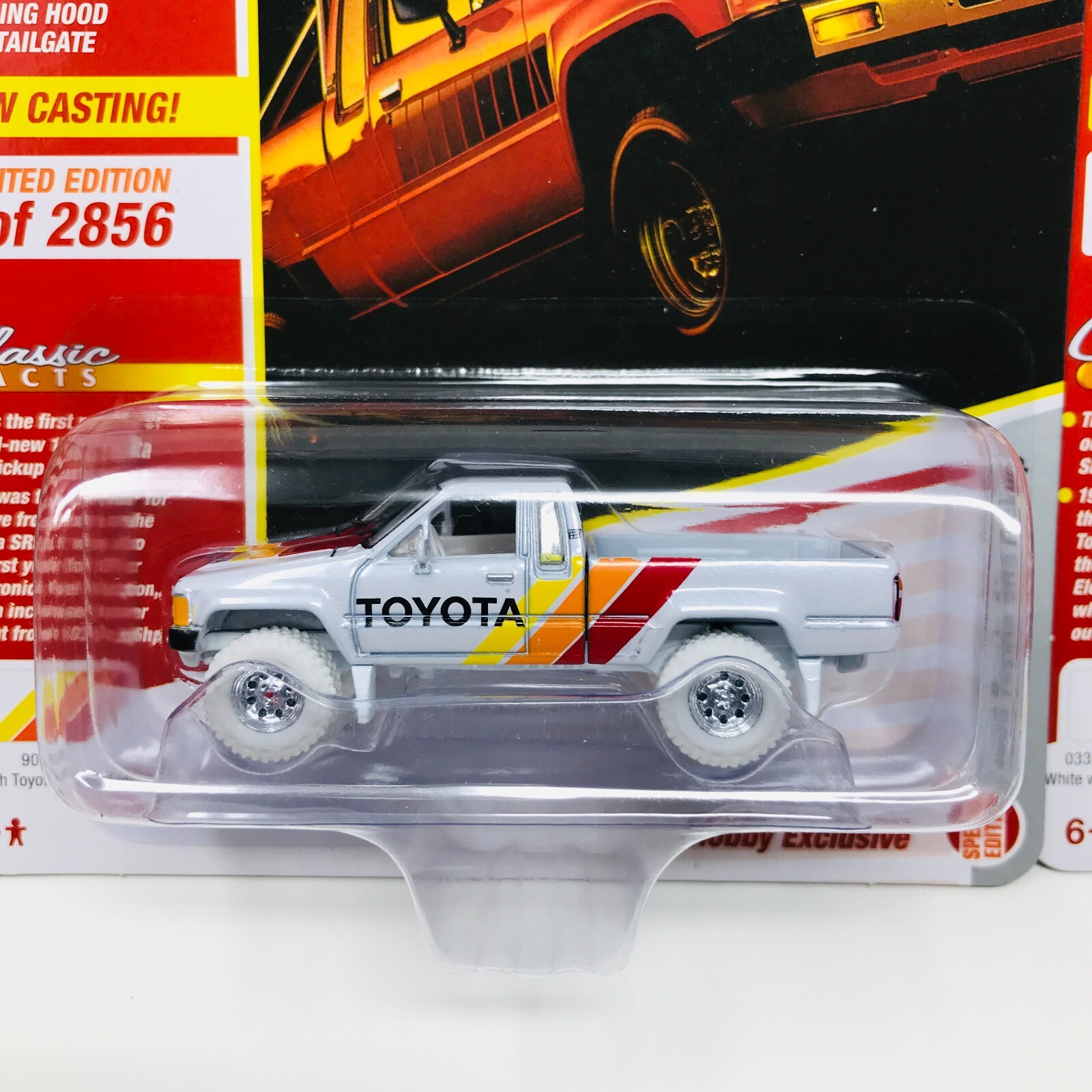 JOHNNY LIGHTNING 1985 TOYOTA SR5 PICKUP HOBBY EXCLUSIVE REG AND WHITE ...