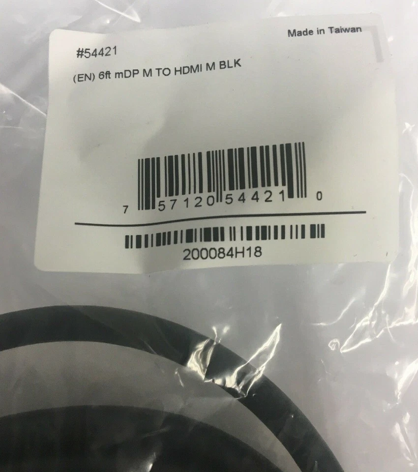 Cables To Go c2g 6ft Mini Displayport to Hdmi 54421 - Image 3 of 3