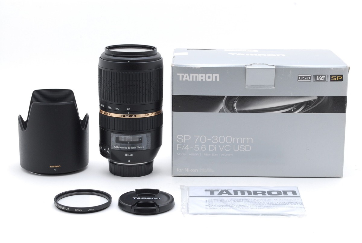 Almost Unused] TAMRON SP 70-300mm f4-5.6 Di VC USD A005 NII Lens