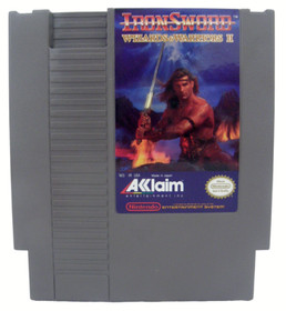 IronSword: Wizards & Warriors II NES cartuccia gioco e cover antipolvere ~ funzionante