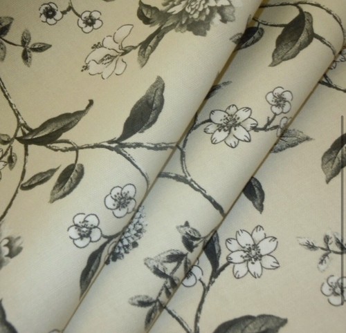 Nassau Vine Toile Onyx Architectural Digest Inspo - Picture 3 of 6