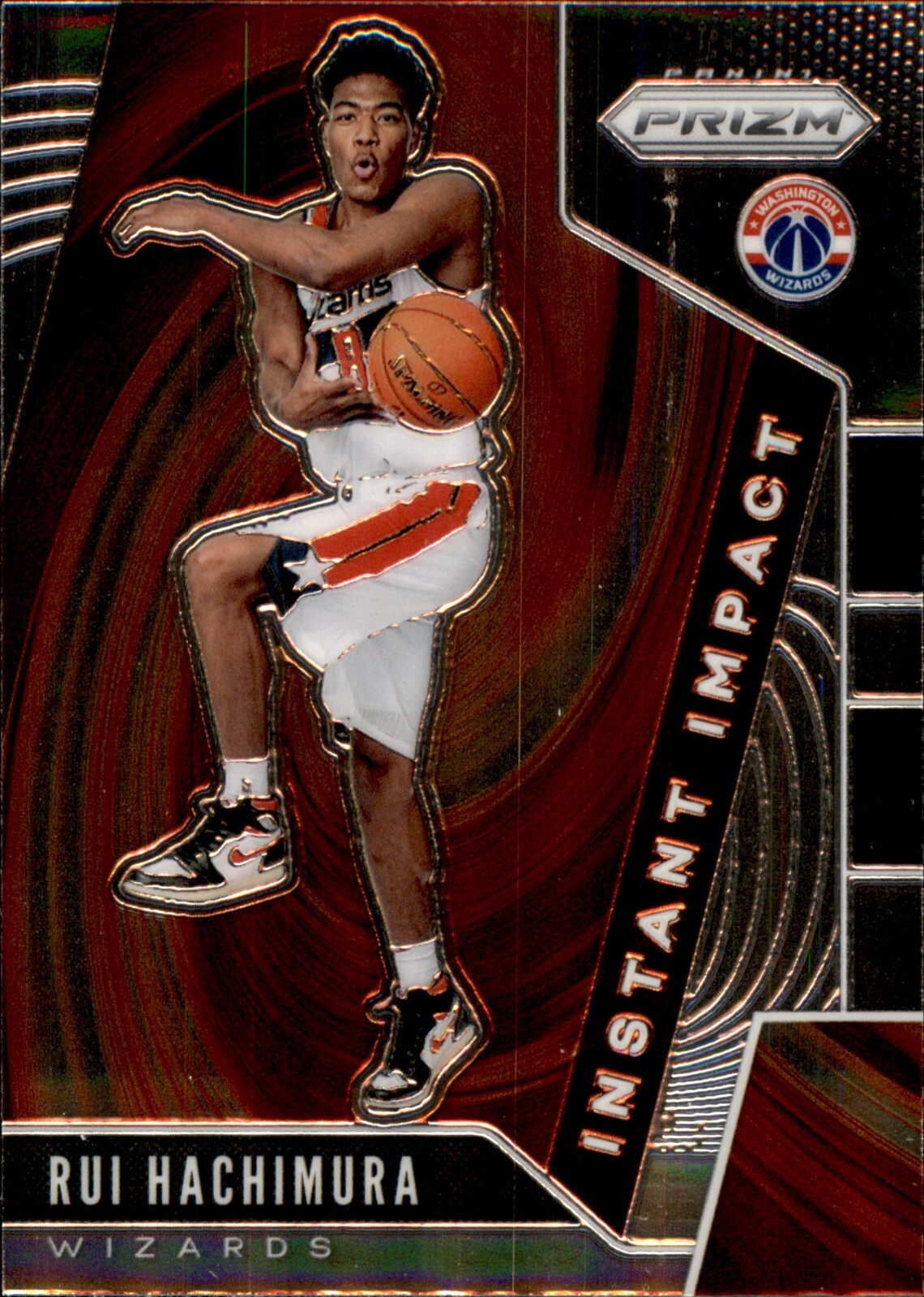 2019-20 Panini Prizm - Instant Impact #8 Rui Hachimura (RC)