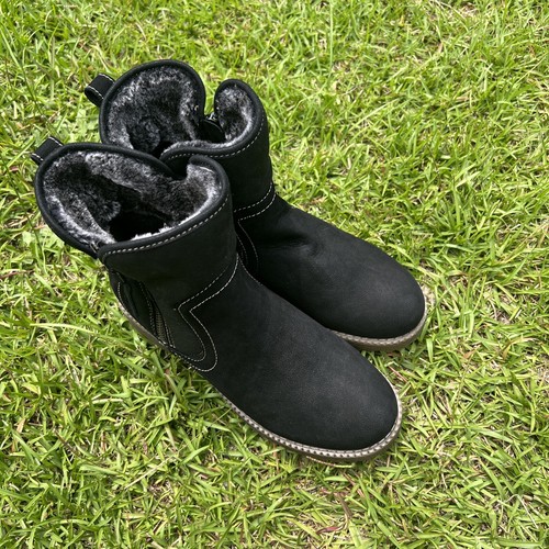 NEW G. H. Bass Co Black Leather Chelsea Boots Women Size 9 M - Picture 12 of 12