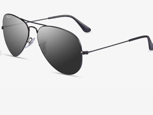 Ray Ban Aviator RB3025 Sonnenbrille, schwarze Gläser, Unisex. - Bild 4 von 22