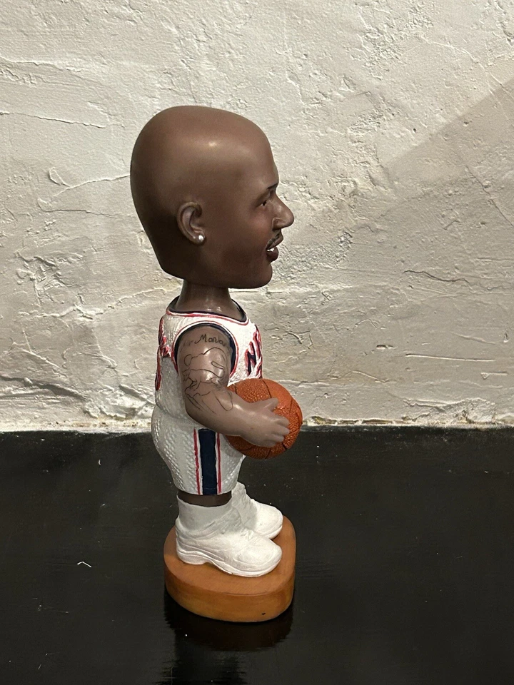 Stephon Marbury NJ Nets SGA Bobblehead 2001 certificado de autenticidad + boleto de juego en caja original Foto 4 de 4