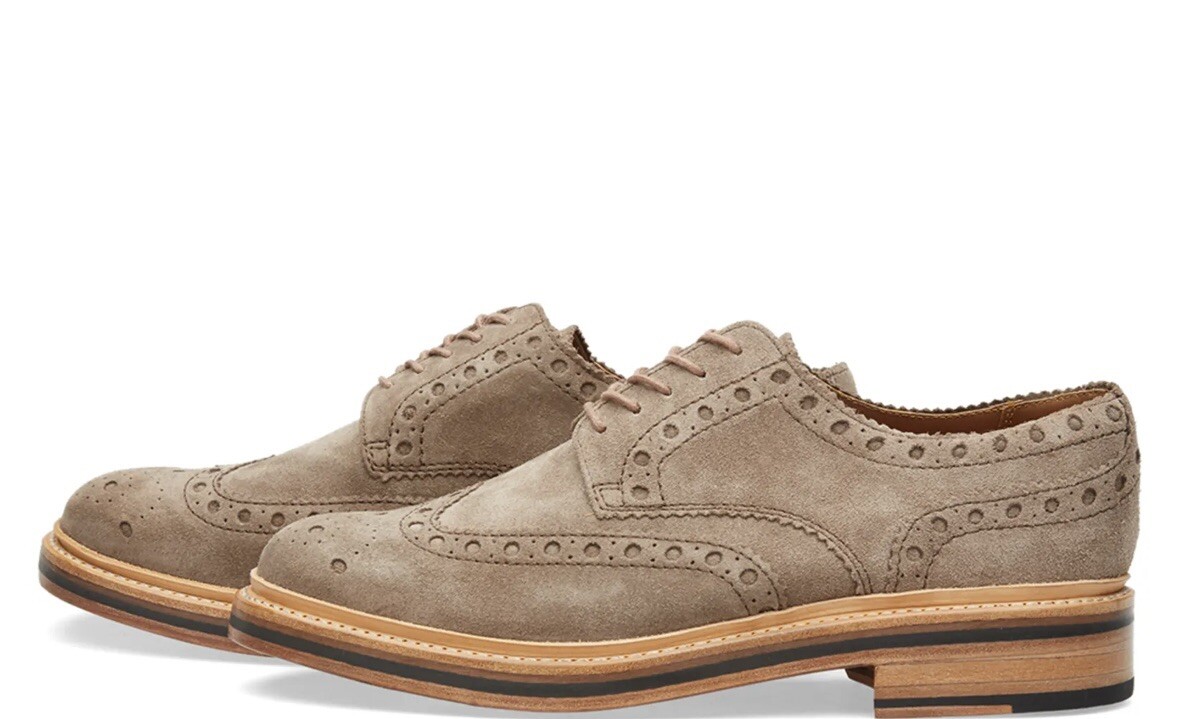 Grenson Suede Brogues Grenson Archie Brogue (suede)