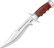 Hibben Legionnaire Bowie II Pakkawood 7Cr17MoV Fixed Blade Knife w/ Sheath 