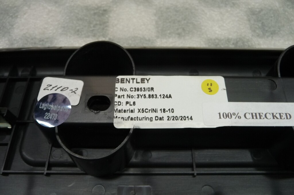 2010-2016 Bentley Mulsanne scuff protective foil Underdoor Plate Set OEM OE