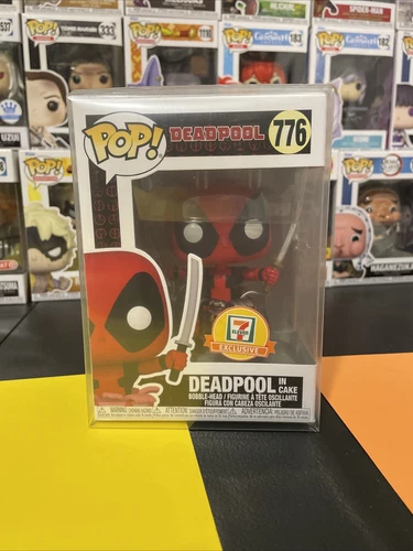 Funko Pop! Vinyl: Marvel - Deadpool in Cake (Metallic) - 7-Eleven (Exclusive)...