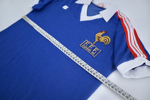 France 80s Tribute Football Shirt M Trophae retro Vintage Soccer Jersey - Picture 11 of 12