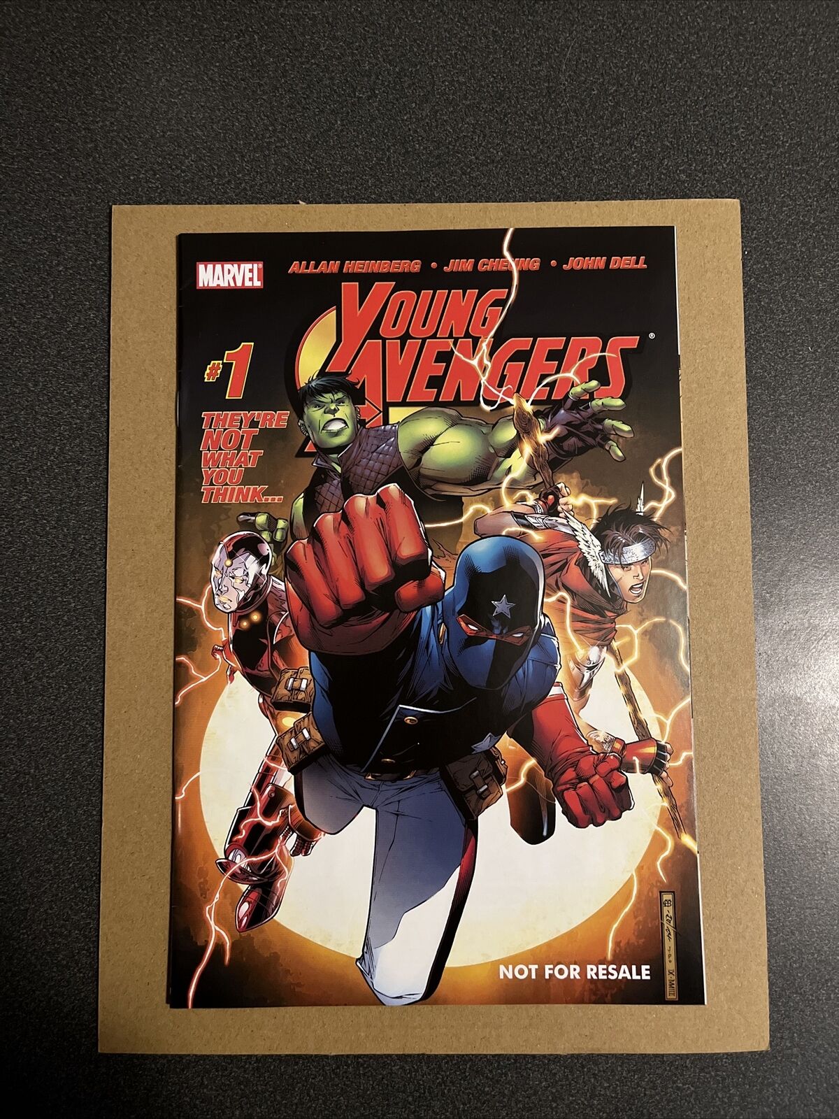 Young Avengers #1 Rare Marvel Legends Reprint Kate Bishop Patriot Iron Lad Kang