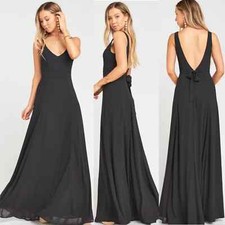 Show Me Your Mumu Jenn Dress Black NEW US Size L