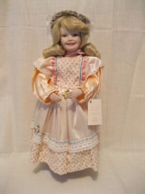 mary had a little lamb porcelain doll